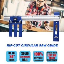 Rip-Cut Precision Edge Guide Power Saw Rip Fence for Cordless Circular Saw Guide