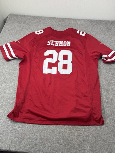 Nike San Francisco 49ers Trey Sermon Trikot Herren 2XL Rot Weiß - Bild 7 von 9