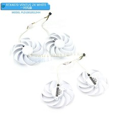2 fan/Set For MSI RTX4060 RTX4070 VENTUS 2X WHITE Graphics Card Cooling Fan