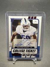 2021 Panini Contenders Draft Picks Game Ticket Red Malcolm Koonce Rookie Auto RC
