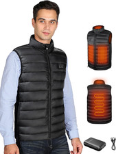 Heated Vest for Men with Battery Pack Included, Rechargeable Men'S Heated Vest,