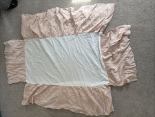 Pottery Barn Kids Baby Girl Crib Bed Skirt Pink Dust Ruffle Linen 52x28 2021