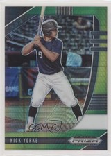 2020 Panini Prizm Draft Picks Green & Yellow Hyper Prizm Nick Yorke #PDP17 0q3