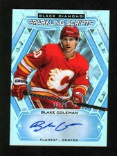 2023-24 UD Black Diamond Sparkling Spectrum Autograph #SCBC Blake Coleman /25