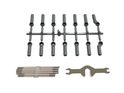 Team Associated T7 Stadium Truck Camber Link Turnbuckle & Ball Cup Set