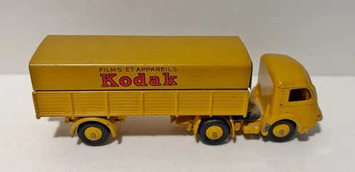 VINTAGE DINKY TOYS #32AJ PANHARD KODAK TRACTOR TRAILER - MADE IN FRANCE