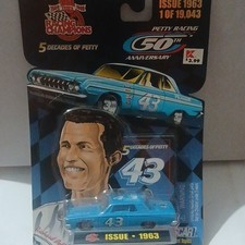 Racing Champions 5 Decades Series 1:64 NASCAR Richard Petty 1963 Plymouth