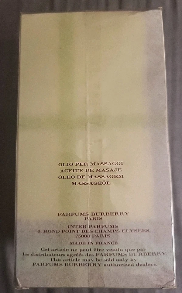 Burberry Baby Touch Soothing Massage Oil 200ML 6.6 Oz Sealed New Rare HTF - Image 2 of 4