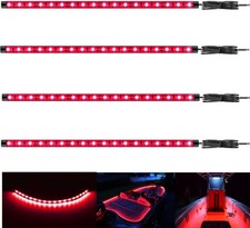 Boat Led Strip Lights, 4 Pcs 24'' Marine Boat Interior Courtesy Deck Navigation