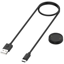 Replacement USB Charger Cable for Amazfit BIP 6 Active 2 Black