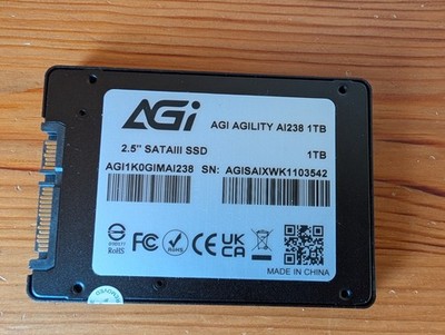 AGI Agility AI238 1TB SATA III SSD Festplatte