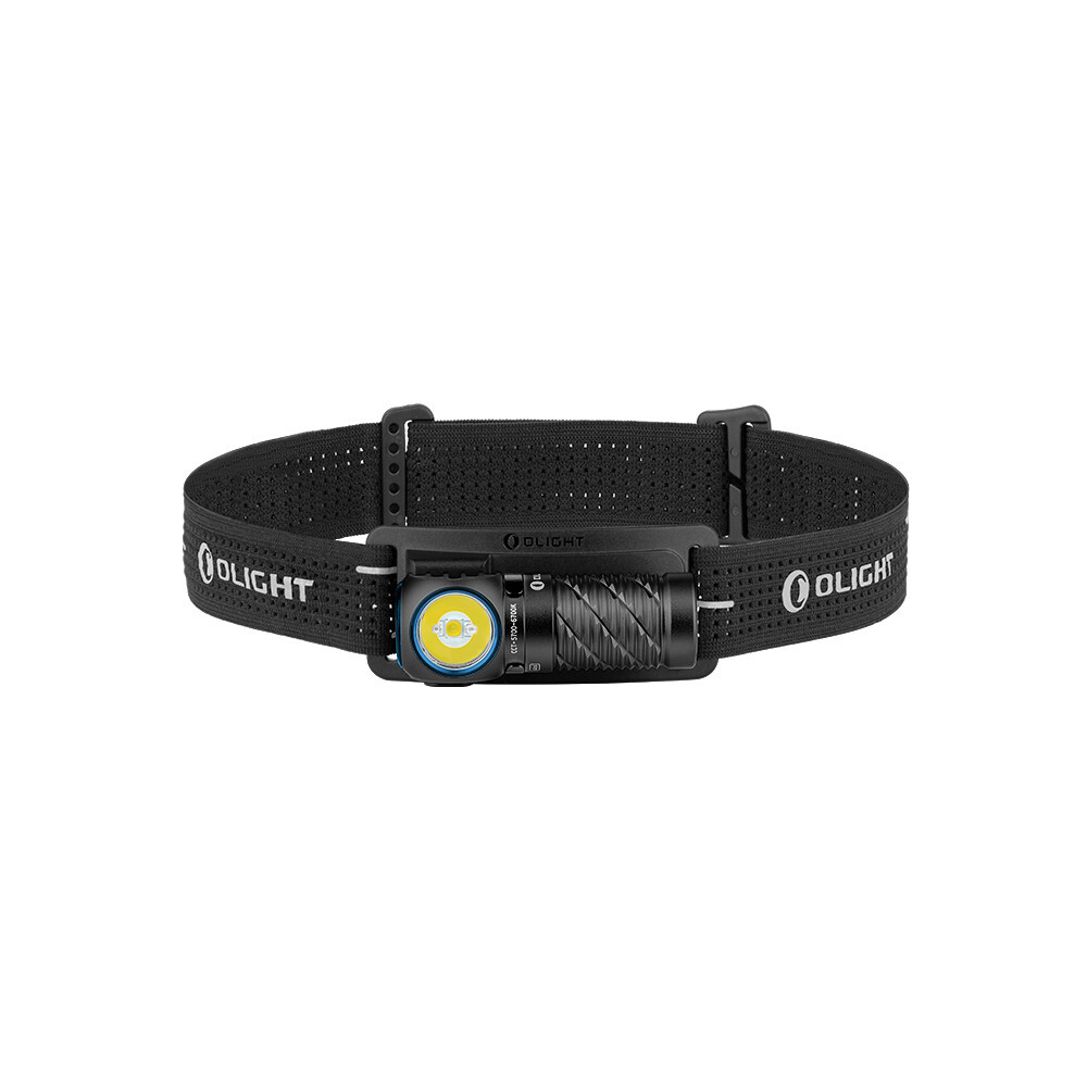 Olight Perun 3 Mini Black CW Headlamp & Flashlight, Red & White