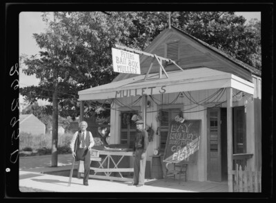 8'' x 10'' Photo Bait seller. Key West, Florida