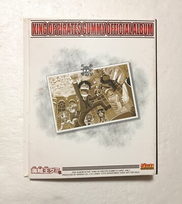 One Piece King Of Pirates Gunmmy Official Album & Gummy Card Set