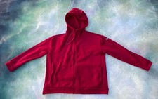 Nike Women's Red Full Zip Hoodie Jacket Size M.