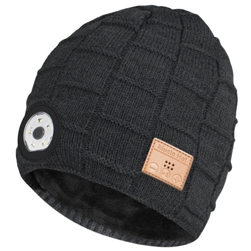 Warm Beanie Hat Wireless Bluetooth Smart Cap Headset Headphone Speaker Mic new - Picture 17 of 18
