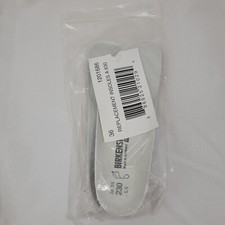 BIRKENSTOCK Womens 5-5.5 Adult 36 Insoles Replacement A 630 Light Gray Leather