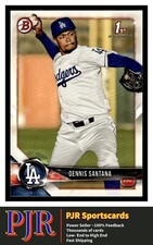 2018 Bowman #BP36 Dennis Santana Los Angeles Dodgers  BUY 4 - 35% OFF