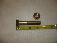 1/2"-18 by 3-1/4" Grade B Hex Cap Screws FINE Thread SAE Hex Bolts and nuts