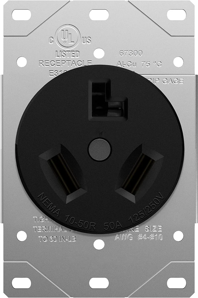 Receptacle for dryer deals