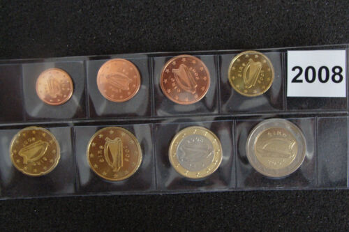 KMS Irlande, 2008, en vrac, frais, unc, en rouleau de pièces, pas de pièces en circulation - Photo 1/2