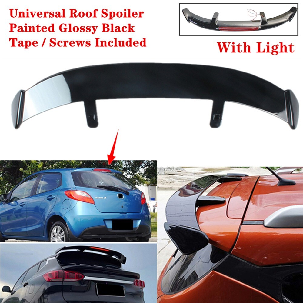Universal Fit For Mazda 2 Mazda2 2011-2014 Rear Roof Spoiler Wing