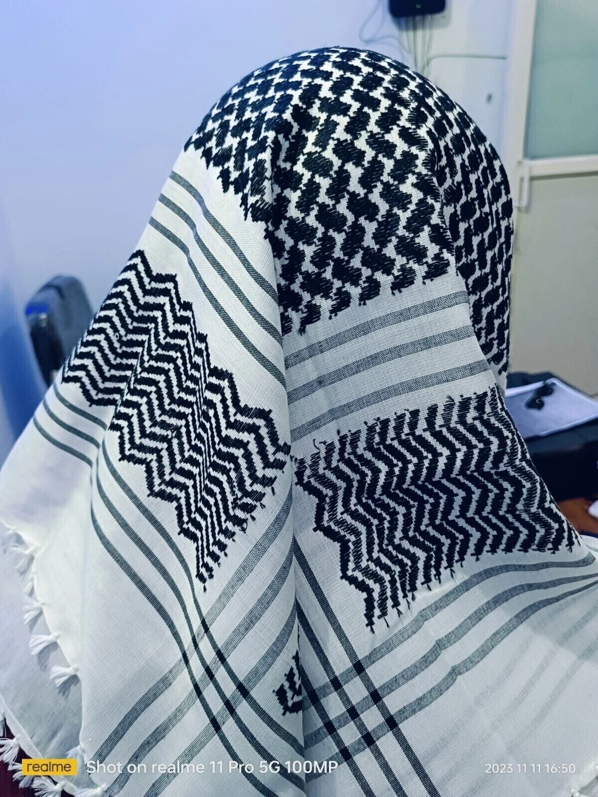 Shemagh Palestine Keffiyeh Arab Scarf Shami Kufiya Arafat Hatta Original CottonS