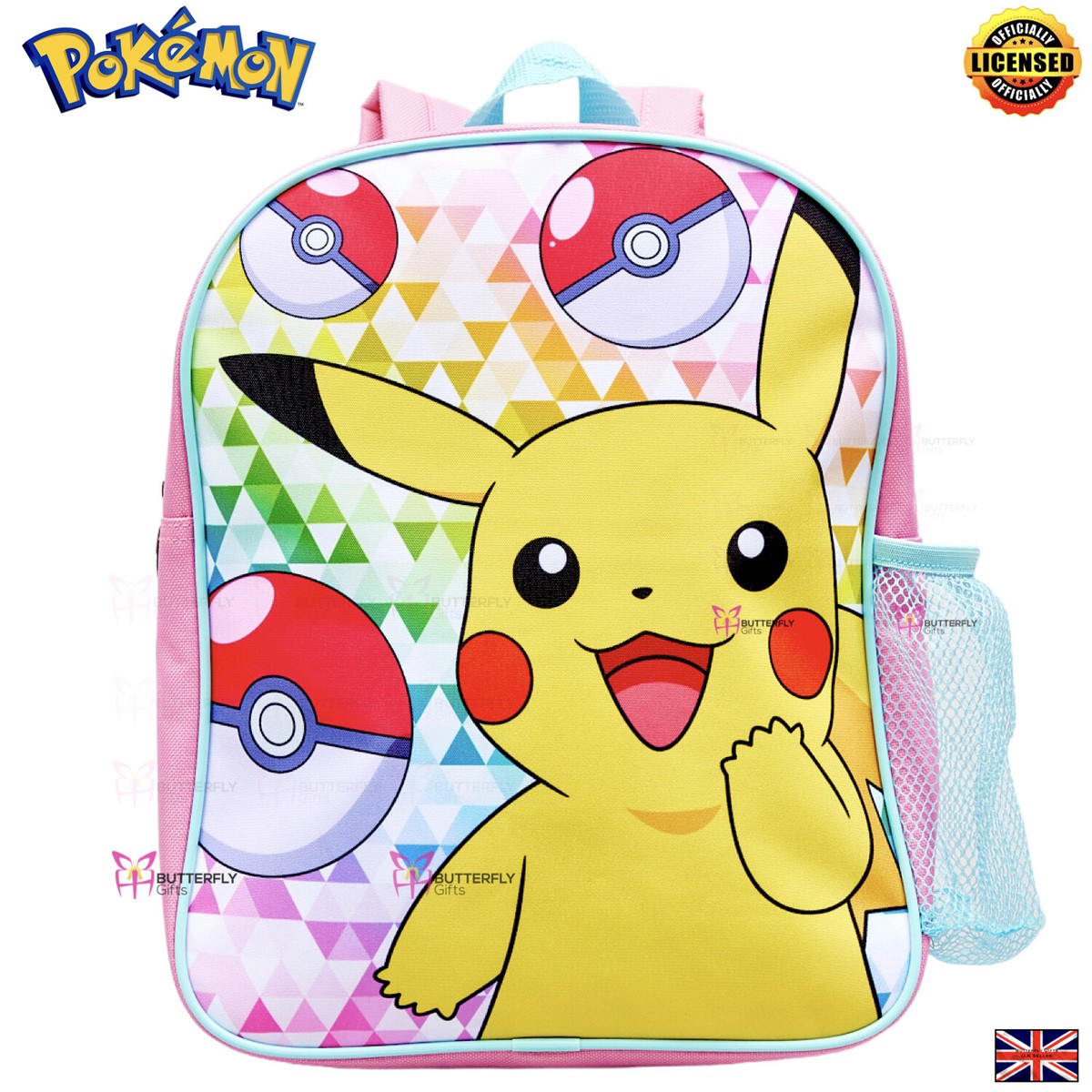 Official Pokemon Backpack Pikachu Ready For Battle Kids Boys Girls School  Bags