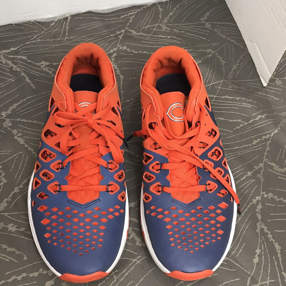perspectiva recoger María Nike Air Zoom Train Speed 4 Chicago Bears Mens Orange Running Shoes Size  8.5 | eBay