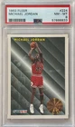 MICHAEL JORDAN PSA 8 1993 FLEER BASKETBALL CARD LEAGUE LEADERS CHICAGO BULLS
