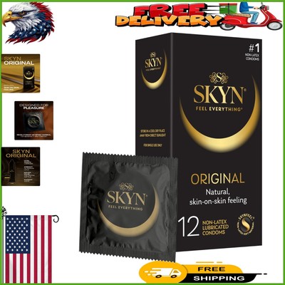 12 Count Non-Latex Condoms with FEEL Technology for an Extraordinary Experience