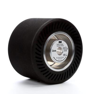 3M Rubber Slotted Expander Wheel 28348 5 in x 3-1/2 in 5/8 in Arbor Hole 1 per