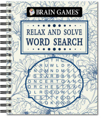 Brain Games - Relax and Solve: Word Search (Toile) - Spiral-bound - GOOD