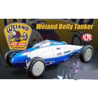 WEIAND P-38 BELLY TANKER 1:18 SALT LAKE FLATS LAND SPEED RACE CAR ACME A1803001