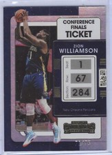 ZION WILLIAMSON 2021-22 PANINI CONTENDERS CONFERENCE FINALS TICKET #D 71/75