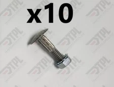 10 - 1 1/4" Carriage Bolt/Nut Overhead Todco Whiting Door Hinge Morgan TPK-1068