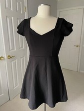 URBAN OUTFITTERS Women's Ponte Knit Skater Dress Black / Size - 6