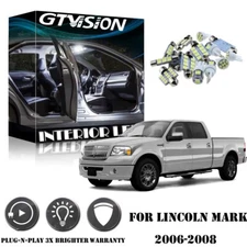 Super Bright White 6k Kit LED Interior Car Lights For 2006-2008 Lincoln Mark LT