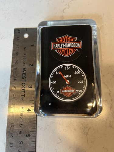 Nuevo en caja pisapapeles de vidrio Harley Davidson mercancía coleccionable para motocicleta - Imagen 4 de 8