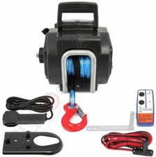 Remote Control Electric Winch Portable Trailer Winch For Boat Truck 12v 5000lbs