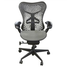 Herman Miller Mirra  1 Task Chair Grey Graphite mesh desk chair office Mirra