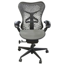 Herman Miller Mirra® 1 Task Chair Grey Graphite mesh desk chair office Mirra