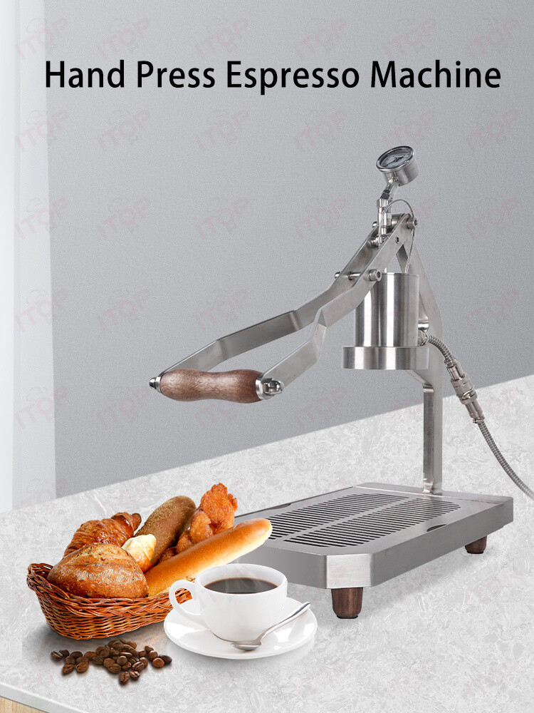 Manual Coffee Maker 16 bar Stainless Steel Espresso Machine W