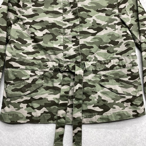 Banana Republic Women's Camo Utility Tie-Waist Jacket Full Zip Size XS - Picture 6 of 19