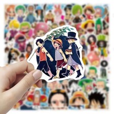 One Piece 100 Vinyl Chibi Sticker, 2 Sets, Anime Stickers, No Repeat SHIP USA
