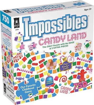 Candy Land Impossibles 750 Piece Jigsaw Puzzle BePuzzled New