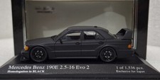 Mercedes-Benz 190E 2.5 16 EVO2 Homologation in Black 1:43 Minichamps by Kyosho