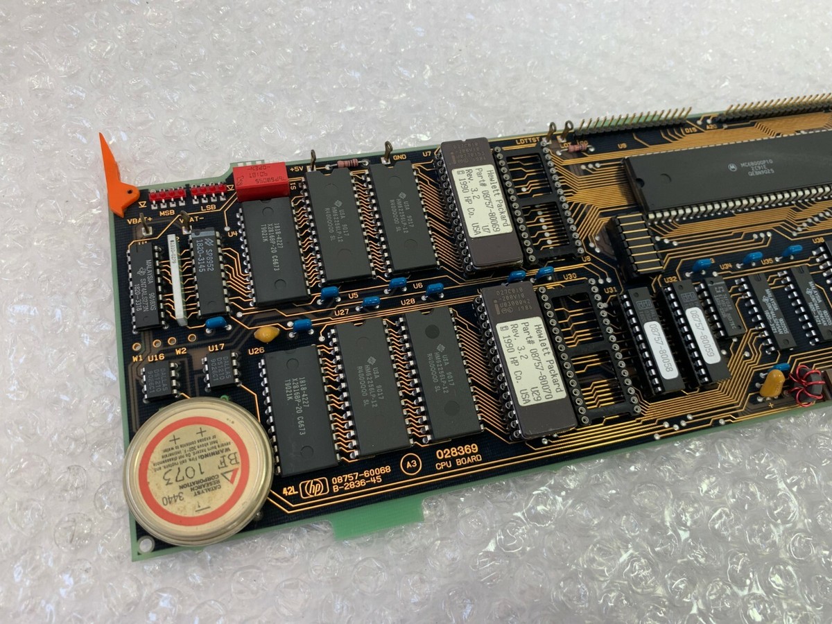 HP Agilent 8757C Network Analyzer CPU Board Assy 08757-60068 HP Agilent 8757C Network Analyzer CPU Board Assy 08757-60068