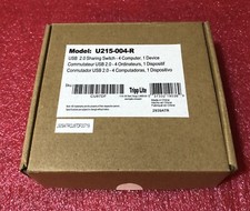 Tripp Lite U215-004-R Sharing Switch, USB 2.0 Hub Silver. 4 Computer - 1 Device.