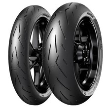 SET DE PNEUS PIRELLI 120/70-17 (58W) + 180/55-17 (73W) DIABLO ROSSO CORSA 2 II